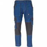 Darbo kelnės vyrams Cerva Max Summer, mėlyna sp./juoda sp., 50 dydis