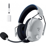 Belaidės žaidimų ausinės Razer BlackShark V3 Pro, mėlyna sp./balta sp.