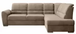 Kampinė sofa Siber Nube 20, &scaron;viesiai ruda sp., de&scaron;ininė, 186 x 270 cm x 93 cm