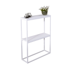 Konsolinis staliukas ADRK Mason, balta sp., 20 cm x 60 cm x 80 cm