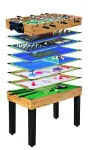 Daugiafunkcinis žaidimų stalas RoGer 12in1, 103 cm x 55 cm
