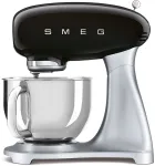 Plakiklis su dubeniu Smeg 50's Style SMF04BLEU, sidabro sp./juoda sp.
