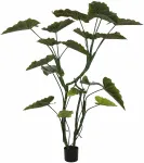 Dirbtinis augalas vazone, žalia sp./rusva sp., 160 cm