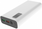 Ne&scaron;iojamas įkroviklis (Power bank) Platinet PD QC LED, 20000 mAh, balta sp.