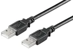 Kabelis MicroConnect USBAA01B USB, USB, 0.1 m, juoda sp.