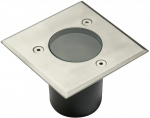 Įleidžiamas lauko &scaron;viestuvas GTV Alfa-K Mini 06, 10W, GU10, IP67, aliuminio sp./juoda sp., 10 cm x 8 cm