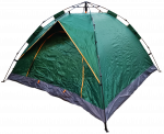 Trivietė palapinė Camping Tent, tamsiai žalia sp., 200 cm x 200 cm x 100 cm