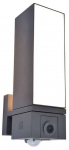 Sieninis lauko &scaron;viestuvas Lutec Cuba, 17.3W, LED, IP44, tamsiai pilka sp., 9.2 cm x 32.5 cm