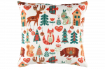 Kalėdinė dekoratyvinė pagalvėlė Winteria Folk, įvairių spalvų, 45 cm x 45 cm