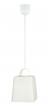 &Scaron;viestuvas kabinamas Candellux Lighting Wibra, E27, 1 x 60 W, balta sp.