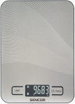 Elektroninės virtuvinės svarstyklės Sencor SKS 8080, sidabro sp.