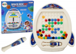 Magnetinis žaidimas Lean Toys Space Rocket, 23 cm, mėlyna/balta