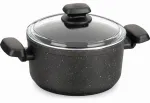 Puodas Korkmaz Ornella KRA1342, &Oslash;24 cm, 5 l, tamsiai pilka sp.
