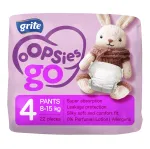 Sauskelnės-kelnaitės Grite OOPSIES go, 4 dydis, 8 - 15 kg, 22 vnt.