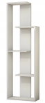 Pastatoma lentyna Kalune Design Wand 835PUQ3629, balta sp., 160 cm x 50 cm x 19.6 cm