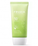Apsauginis gelis nuo saulės veidui Frudia Green Grape Sebum Control Cooling Sun SPF50+, 50 ml