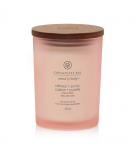 Žvakė, aromatinė Chesapeake Bay Mind & Body Stillness + Purity, 82 h, 0.250 g, Rožinė