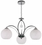 &Scaron;viestuvas lubų Candellux Lighting Alyson 33-78001, E27, 3 x 40 W, balta sp. / sidabro sp., 16 x 16 cm