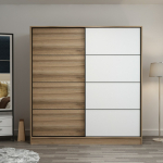 Spinta Kalune Design Kale 3983, ruda sp./balta sp., 52 cm x 180 cm x 210 cm