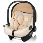 Ne&scaron;iojama autokėdutė su lop&scaron;iu Lionelo Astrid I-Size, smėlio sp., 1 - 13 kg