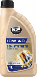 Variklių alyva K2 10W - 40, pusiau sintetinis, 1 l