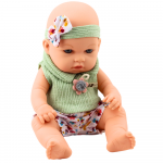 Lėlė - kūdikis, 29 cm, žalia