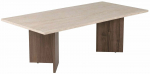 Kavos staliukas Nordure Sabin, rie&scaron;uto sp./travertine sp., 60 cm x 119 cm x 40 cm