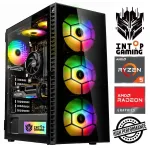 Stacionarus kompiuteris Intop RM93268NS AMD Ryzen 5 5500F, DDR4 32 GB, SSD+HDD 250 GB 2 TB, AMD Radeon RX 9060 XT 16 GB GDDR6