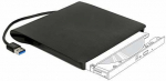 Priedas Delock External Enclosure For 5.25&Prime; Ultra Slim SATA Drives 9.5mm-USB Type-A male, juoda sp.
