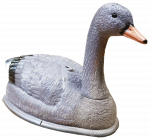 Sodo dekoracija "Antis" Besk Garden Duck 4750959113059, 38 cm x 22 cm x 66 cm, oranžinė/pilka
