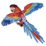 3D dėlionė MakeBug Macaw MB-B-0012, 10 cm x 8 cm, įvairių spalvų