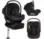 Ne&scaron;iojama autokėdutė su lop&scaron;iu Lionelo Astrid I-Size Set Plus, juoda sp., 40 - 87 cm