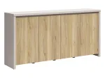 Komoda Kaspian S128-KOM4D/A-UKA/DMU, ka&scaron;myro sp./artisan oak sp., 94 cm x 182 cm x 40 cm
