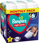 Sauskelnės nakčiai Pampers Night Pants, 4 dydis, 9 - 15 kg, 100 vnt.