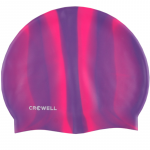 Plaukimo kepuraitė Crowell Multi Flame, rožinė/violetinė
