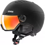 Slidinėjimo &scaron;almas Uvex Wanted Visor, juoda sp., 58-62 cm