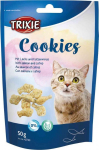 Skanėstas katėms Trixie Cookies Salmon, la&scaron;i&scaron;a, 0.05 kg