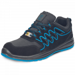 Apsauginiai batai universalūs Cerva Raven Sporty S1P ESD SR, be aulo, be pa&scaron;iltinimo, mėlyna/juoda, 45 dydis
