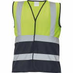 Liemenė universalus Cerva Lynx Duo HV, juoda/geltona, M dydis