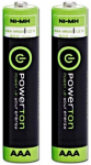 Įkraunamas elementas Powerton, AAA, 900 mAh, 2 vnt.