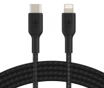 Laidas Belkin, USB Type C/Apple Lightning, juoda sp.