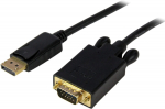 Adapteris StarTech DisplayPort to VGA Displayport, VGA, 1.8 m, juoda sp.