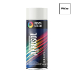 Aerozoliniai dažai Pentacolor High temperature, kar&scaron;čiui atsparūs, balta sp., 0.4 l