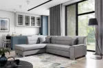 Kampinė sofa Bergen Monolith 84, Monolith 85, pilka sp., kairinė, 208 x 250 cm x 87 cm