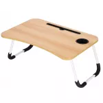 Ne&scaron;iojamo kompiuterio staliukas Springos HA4011, 60 cm x 40 cm, 26 cm, ruda sp.