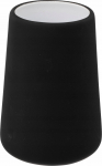 Dantų &scaron;epetėlio stiklinė 5five Cocon, juoda sp., 8.3 cm x 11.4 cm x 8.3 cm