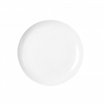 Lėk&scaron;tė desertinė Wilmax Olivia Pro Rolled Rim White, &Oslash; 18 cm, balta sp.