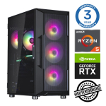 Stacionarus kompiuteris Intop AMD Ryzen 5 5500, DDR4 32 GB, SSD 1 TB, Nvidia GeForce RTX 3050 6 GB GDDR6