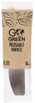 Vienkartiniai peiliai GoGreen, 6 vnt.