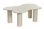 Kavos staliukas Kalune Design Bloom, kreminė sp., 70 cm x 110 cm x 40 cm